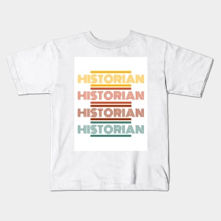 Retro Historians Kids T-Shirt